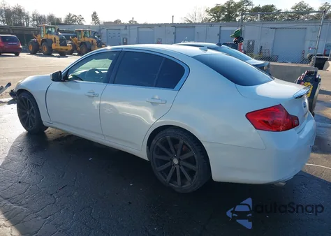 2012 Infiniti G37 Journey z USA, uszkodzony, nr VIN JN1CV6AP6CM934130